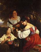 Roman Genre Scene Franz Xaver Winterhalter